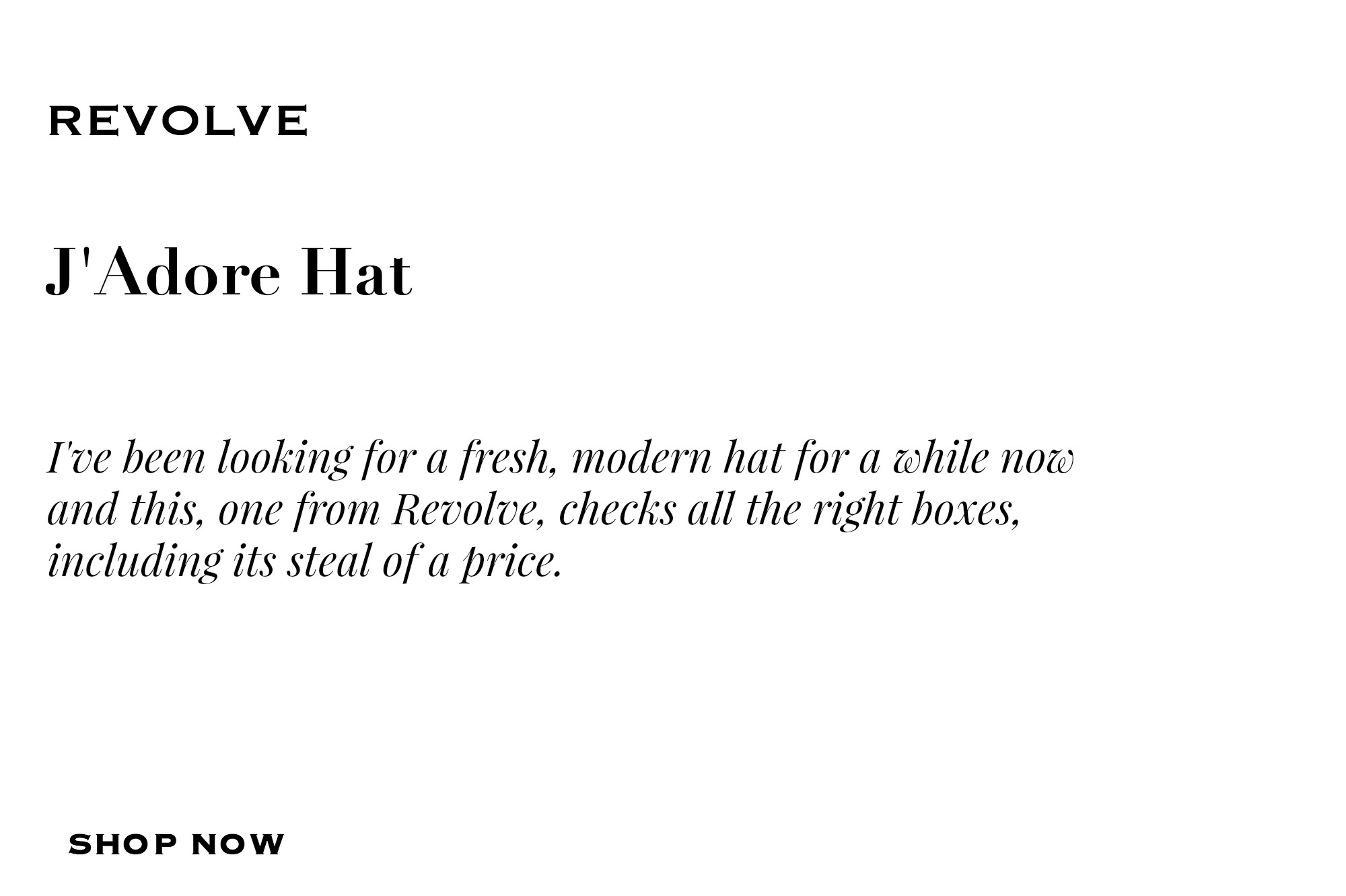 A Straw Hat 