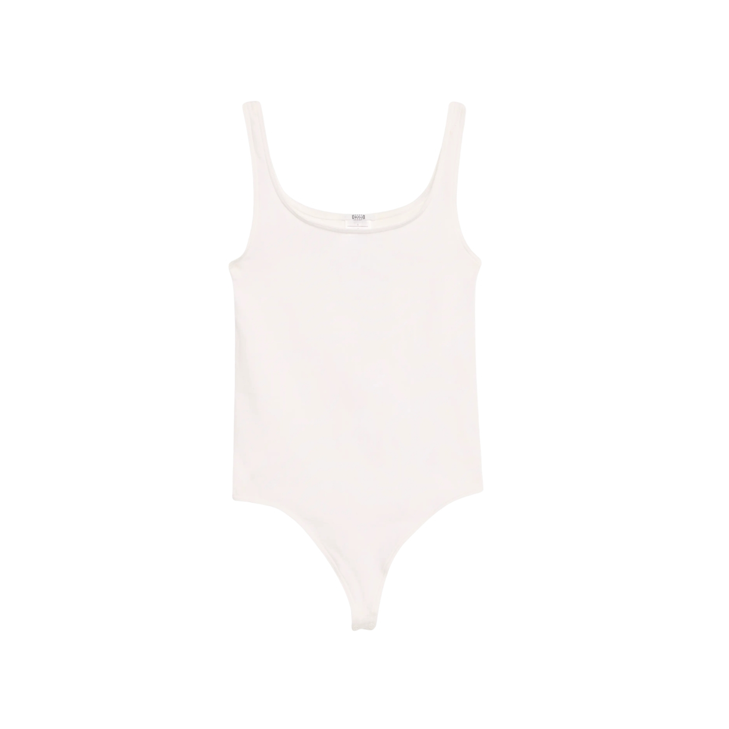 Wolford Jamaika Scoop Neck Thong Bodysuit White