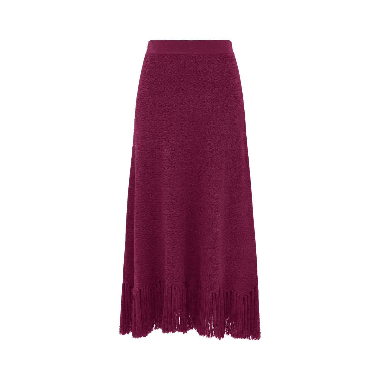 Product Image of English Factory Fringe Detailed Midi Skirt