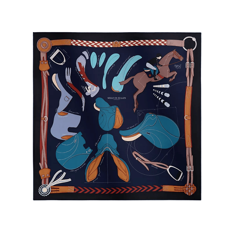 Product Image of HERMÈS Selle En Eclats Scarf 90